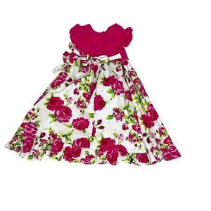 Sophie Rose hot pink floral dress size 6